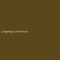 Langlebiges Leinen-Auto