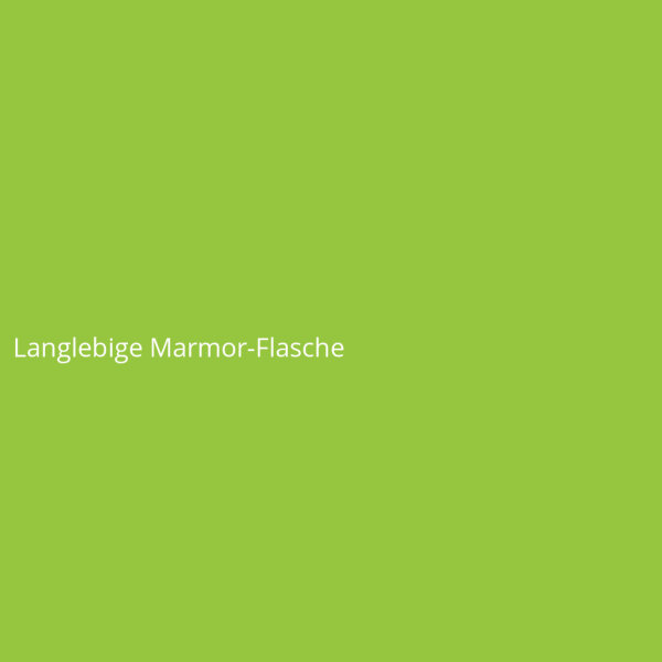 Langlebige Marmor-Flasche