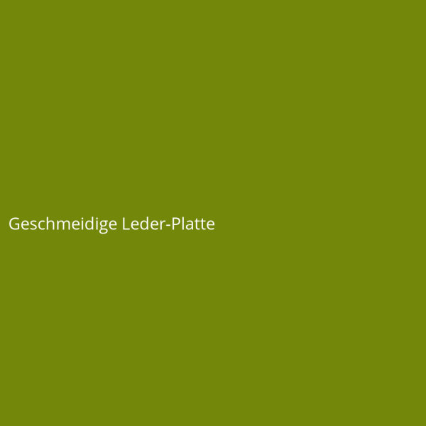 Geschmeidige Leder-Platte