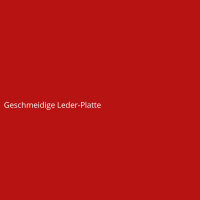 Geschmeidige Leder-Platte