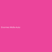 Enormes Wolle-Auto